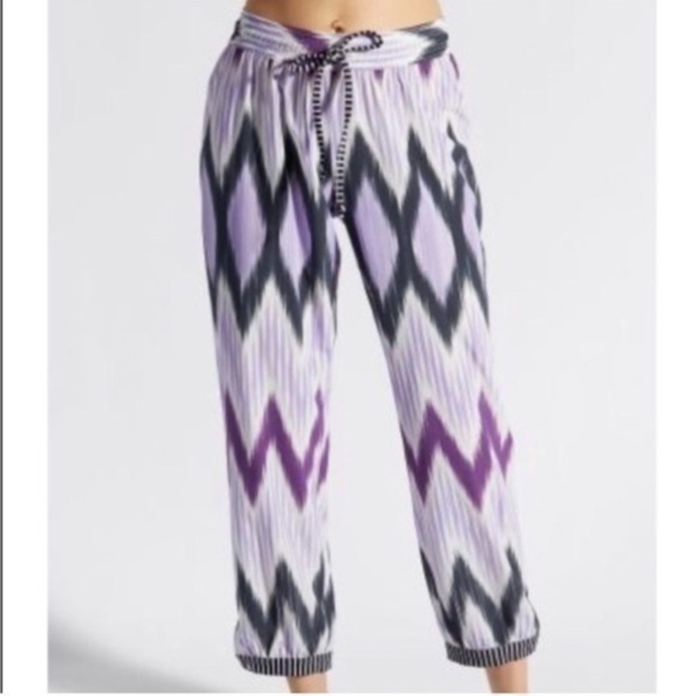 Calypso St Barth Silk Jaynla Crop Jogger